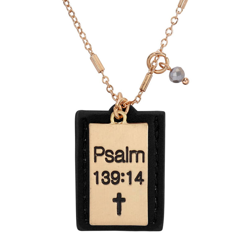 "PSALM 139:14" Engraved Necklace