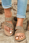 Shay Leopard Print Sandals