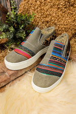 Shea Stripe Splicing Slip On