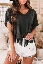 Kayleigh Fringe Crop