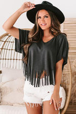 Kayleigh Fringe Crop