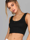 Bella Ribbed Crop