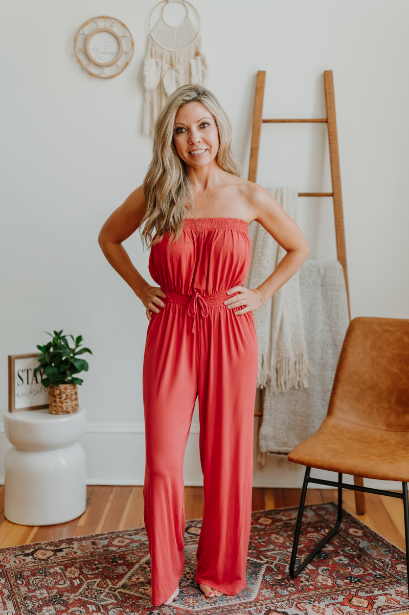 Ray Drawstring Jumpsuit